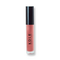 KDLR Beauty Labs' Power Drip Lip Gloss, showcasing radiant shine, full lips in shimmer and natural finishes, perfect for versatile, luxurious day-to-night lip makeup. Variant: Chestnut