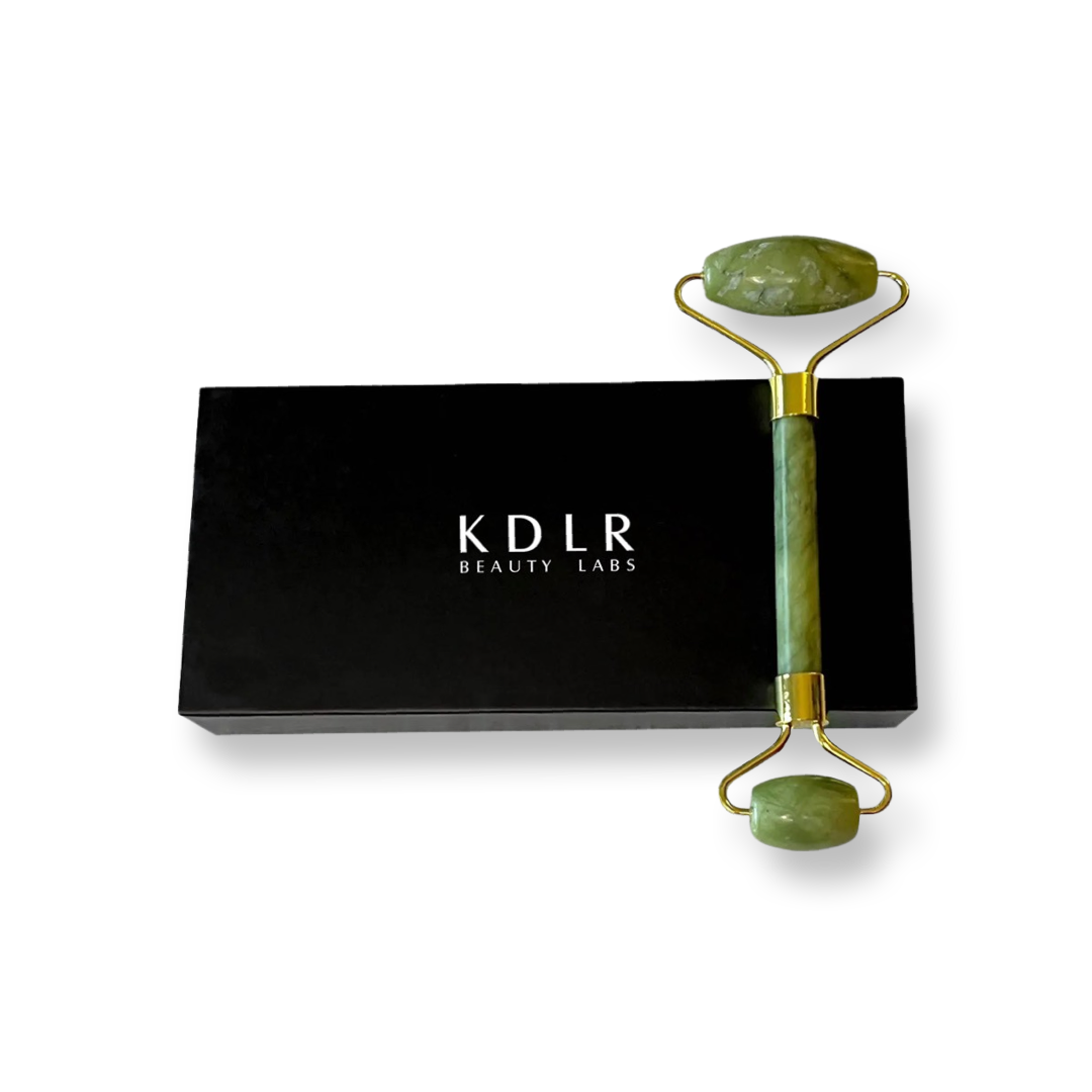 KDLR Beauty Labs jade roller for radiant skin and holistic well-being.