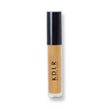 KDLR Beauty Labs' Power Drip Lip Gloss, showcasing radiant shine, full lips in shimmer and natural finishes, perfect for versatile, luxurious day-to-night lip makeup. Variant: Lemon Drop