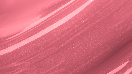 Swatch of KDLR Beauty Labs' Power Drip Lip Gloss, showcasing radiant shine, full lips in shimmer and natural finishes, perfect for versatile, luxurious day-to-night lip makeup. Variant: Sienne