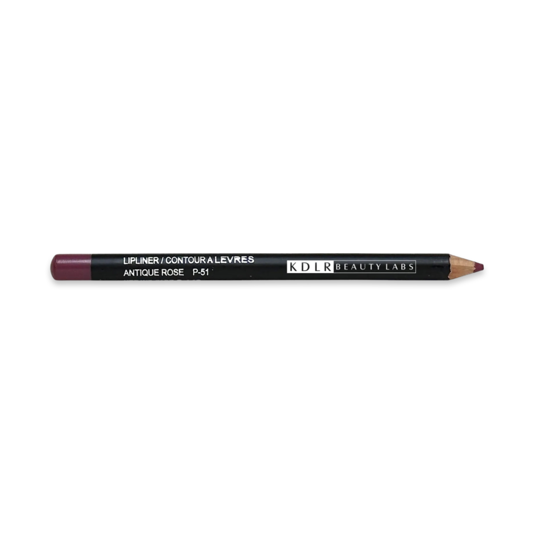 KDLR Beauty Labs Lip Liner, showcasing rich pigments and creamy texture in eco-friendly packaging. Variant: Antique Rose