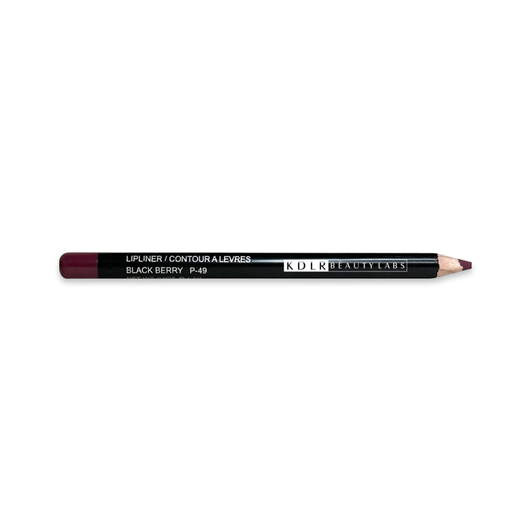 KDLR Beauty Labs Lip Liner, showcasing rich pigments and creamy texture in eco-friendly packaging. Variant: Black Berry