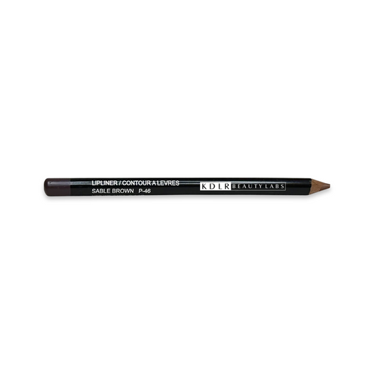 KDLR Beauty Labs Lip Liner, showcasing rich pigments and creamy texture in eco-friendly packaging. Variant: Sable Brown