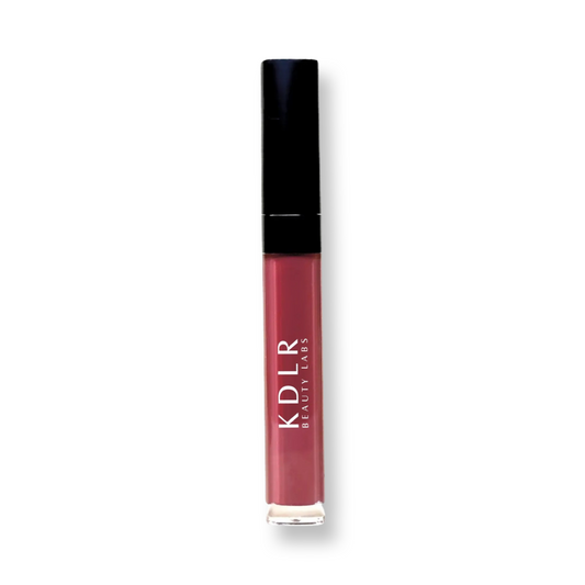 KDLR Beauty Labs Glow Infusion Lip Oils in all shades — vegan, hydrating lip oil for smooth luminous lips. Variant: Power Play. A sheer tan sheen.