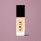 KDLR Beauty SPF Foundation Liquid Bottle Image - High Coverage Makeup. Variant: Peach