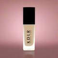 KDLR Beauty SPF Foundation Liquid Bottle Image - High Coverage Makeup. Variant: Seashell