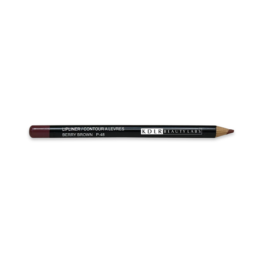 KDLR Beauty Labs Lip Liner, showcasing rich pigments and creamy texture in eco-friendly packaging. Variant: Berry Brown