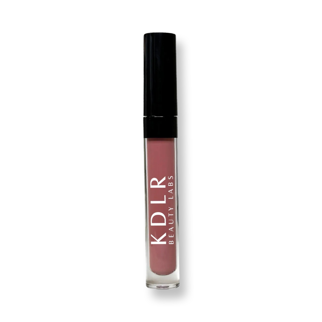 KDLR Beauty Labs MatteShift™﻿ Liquid Lipstick in various shades, showcasing its vegan, cruelty-free, smudge-proof formula transitioning from liquid to matte finish. Variant: Naked