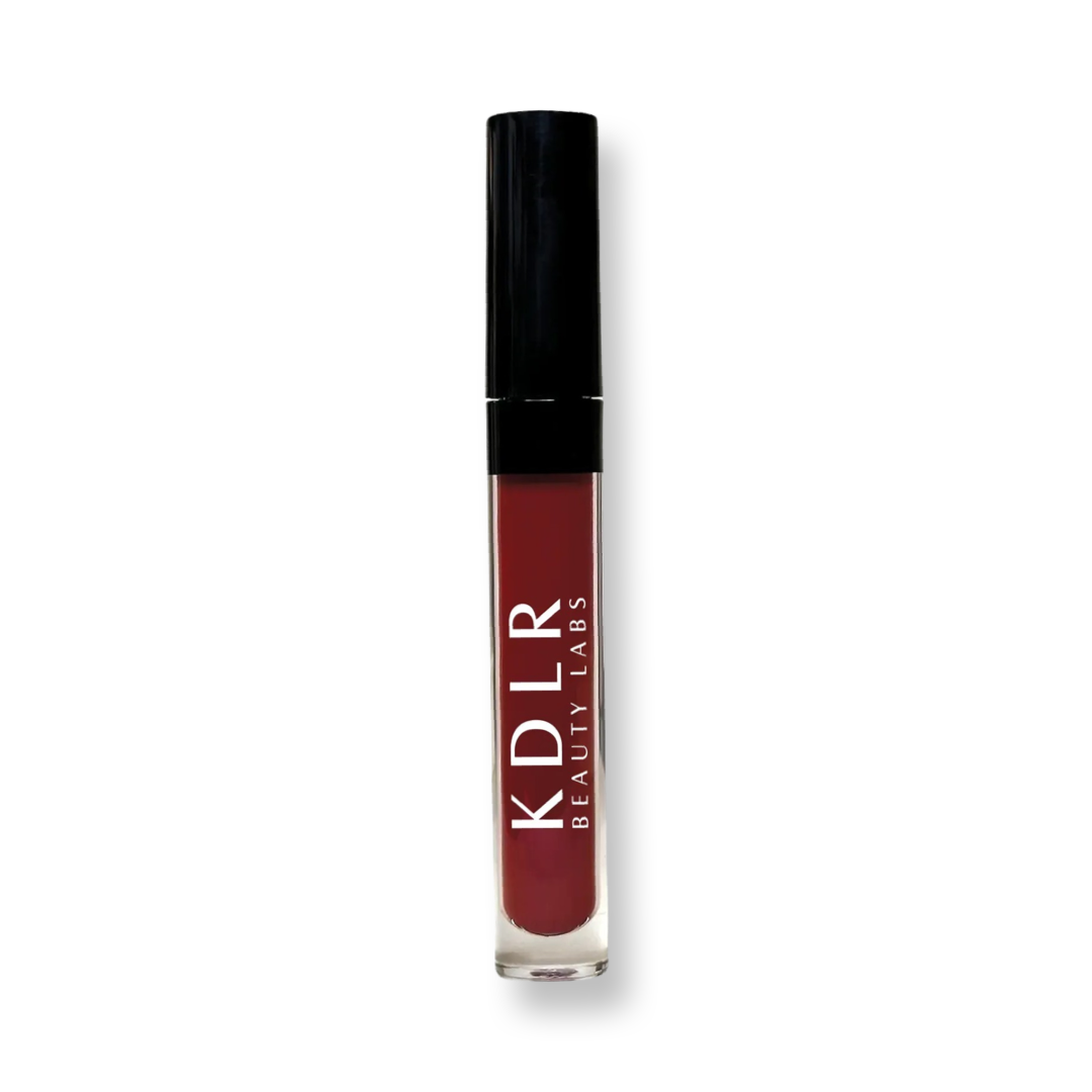 KDLR Beauty Labs MatteShift™﻿ Liquid Lipstick in various shades, showcasing its vegan, cruelty-free, smudge-proof formula transitioning from liquid to matte finish. Variant: Rouge