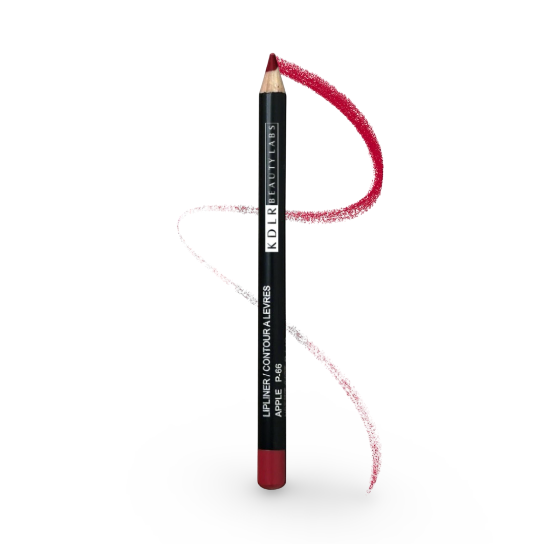 KDLR Beauty Labs Lip Liner, showcasing rich pigments and creamy texture in eco-friendly packaging. Variant: Apple